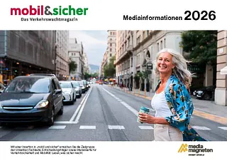 Mediadaten 2025 des Verkehrswacht Magazins mobil&sicher