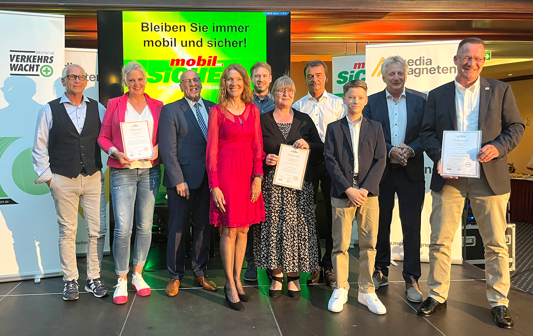 Gewinner des 24. mobil&sicher-Preis